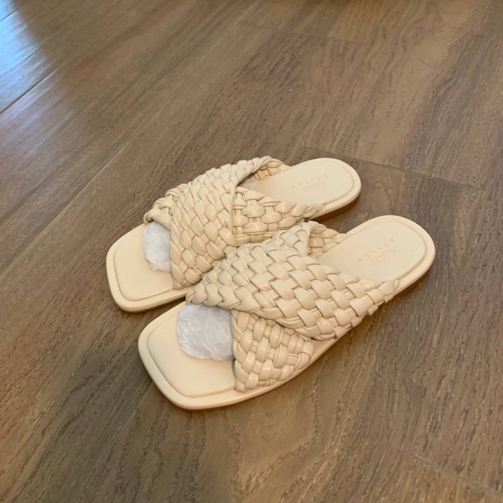 ASOS Woven Leatherette Sandal